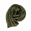 Olive Green Basic Chiffon Hijab