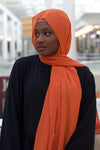 Pumpkin Spice Basic Chiffon Hijab
