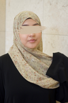 Blush Petals Print Chiffon Hijab