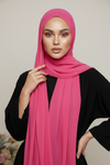 Barbie Pink Basic Chiffon Hijab