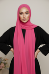 Barbie Pink Basic Chiffon Hijab