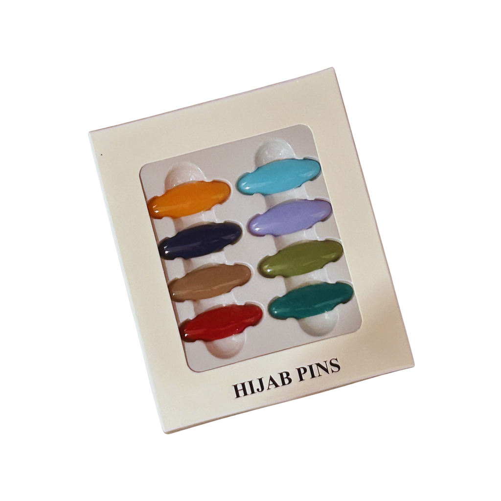 Colorful Bold Girl Hijab Pin Box