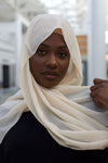 Nude Basic Chiffon Hijab