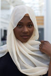 Nude Basic Chiffon Hijab