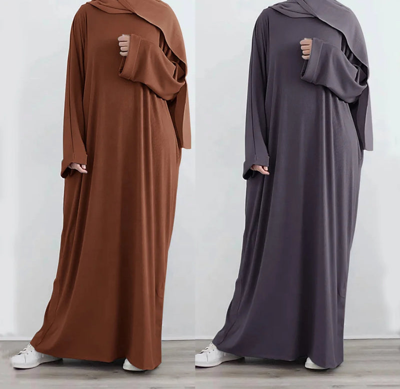 Ribbed Under abaya dress PREORDER