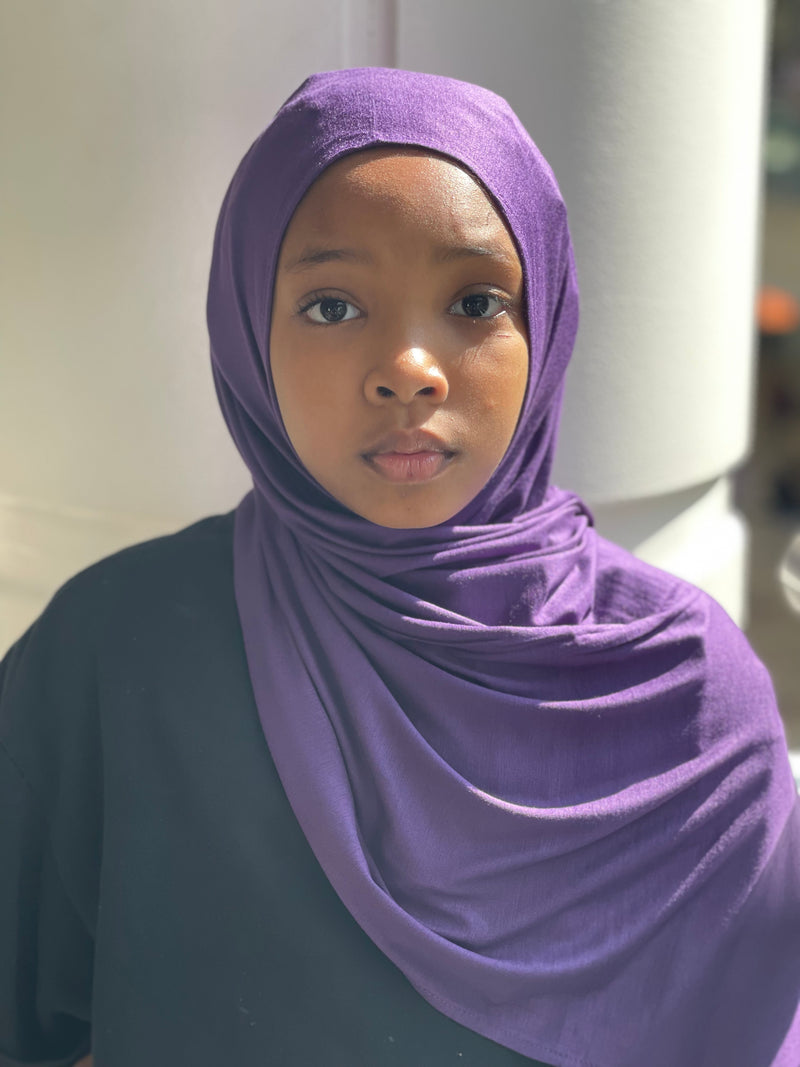 Instant KIDZ Small Jersey Hijab "Purple Passion"