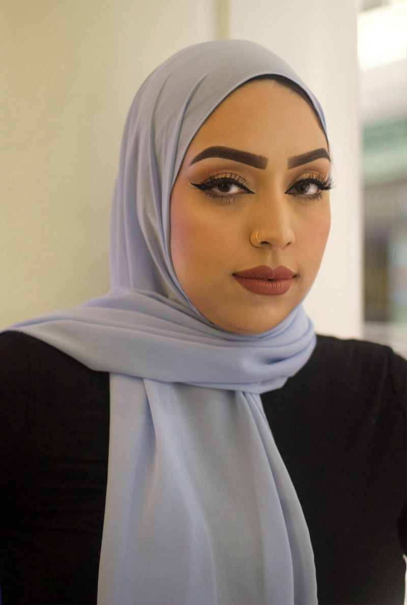 Periwinkle Luxury Chiffon Hijab