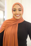 Small Auburn Jersey Hijab