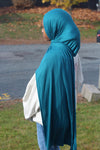 Small Teal Jersey Hijab