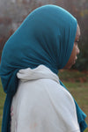 Small Teal Jersey Hijab