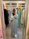 Baby Blue Moon Open Abaya