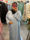 Baby Blue Moon Open Abaya