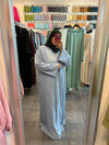Baby Blue Moon Open Abaya