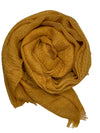 Mustard premium crinkle hijab