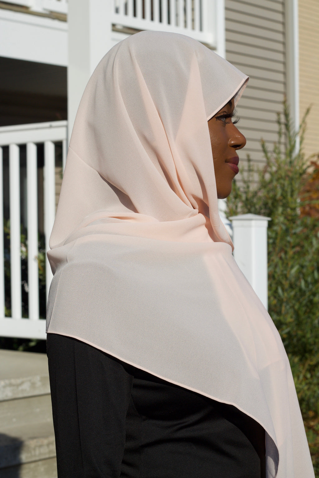 Pink Blush Premium Luxury Chiffon Hijab