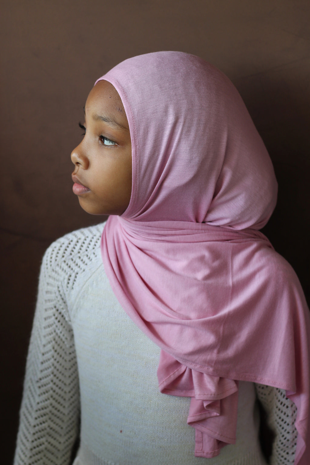Instant KIDZ Small Jersey Hijab "Baby Pink"