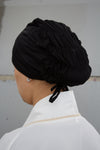 Black Ruched Underscarf