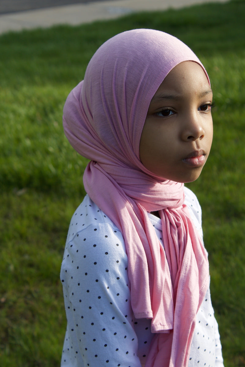 Baby Pink Light Weight Jersey Hijab