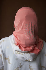 KIDZ Pinky Pink Rhinestone Hijab