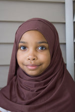Instant KIDZ Small Jersey Hijab "Chocolate"