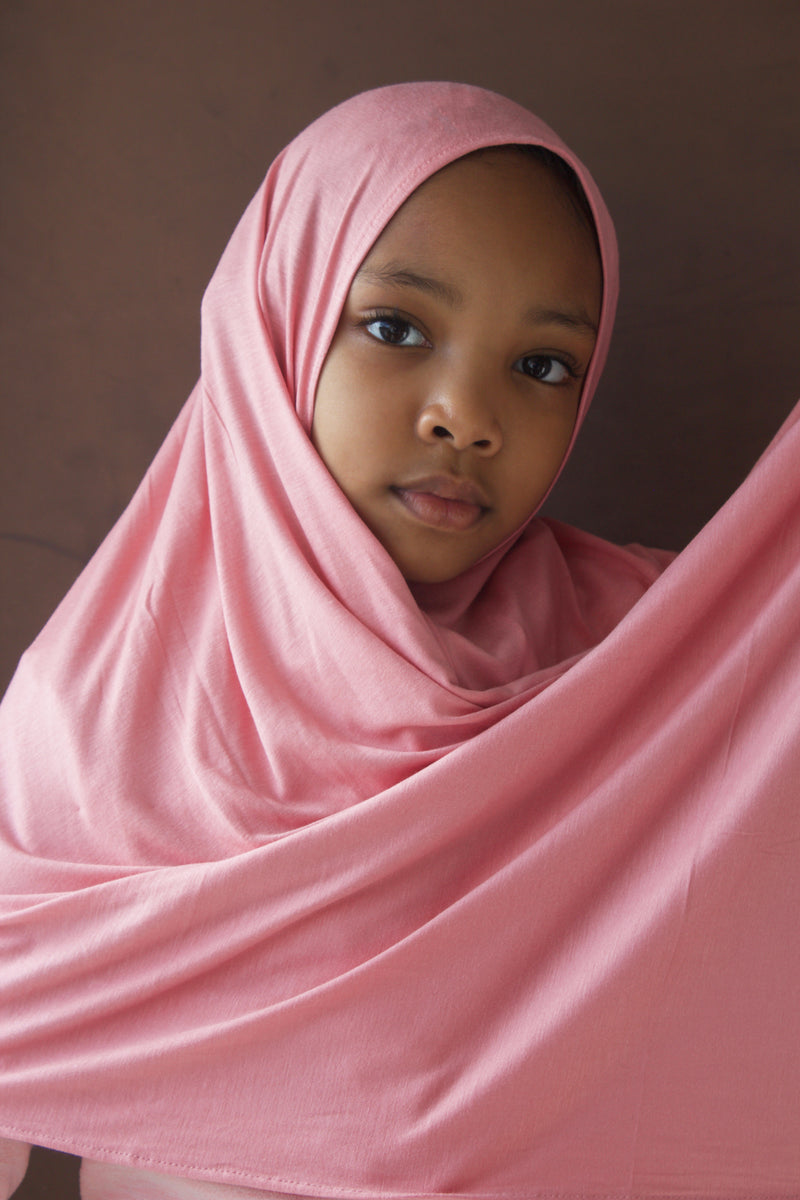 Instant KIDZ Small Jersey Hijab "Ballerina Pink"