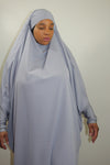 Gray 2 Piece Jilbab