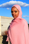 Ballerina Pink Thick Jersey Hijab