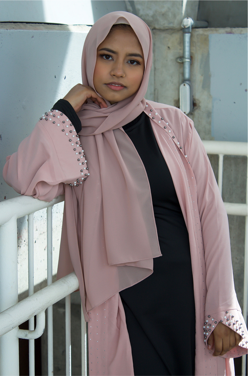 Light Dusty Pink Premium Luxury Chiffon Hijab
