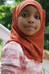 KIDZ Burnt Orange Rhinestone Hijab
