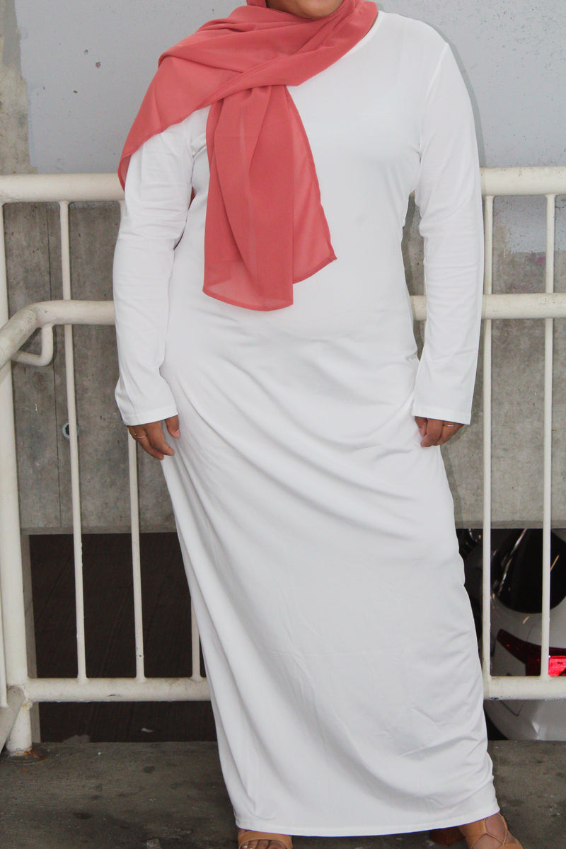 White Underabaya dress